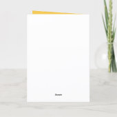 Lemon Bloom Collectie Verjaardag Kaart (Achterkant)