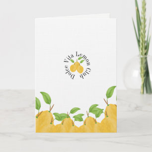 Lemon Bloom Collectie Verjaardag Kaart