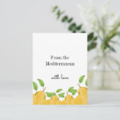 Lemon Bloom Collection  Briefkaart (Staand voorkant)