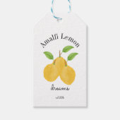 Lemon Bloom Collection Cadeaulabel (Voorkant)