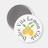 Lemon Bloom Collection Magneet (Voorkant / Achterkant)