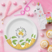 Lemon Bloom Collection Papieren Bordje (Feest)