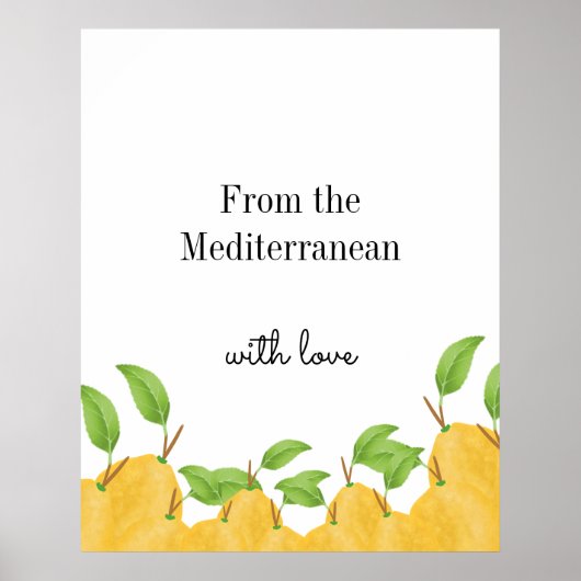 Lemon Bloom Collection  Poster (Voorkant)