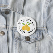 Lemon Bloom Collection Ronde Button 7,6 Cm (In situ)