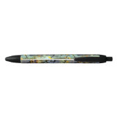 Lemon Blossom Braches Pens Zwarte Inkt Pen (Achterkant)