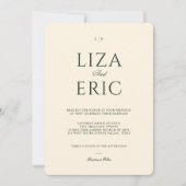 Lemon Blossom Floral Tree Elegant Yellow Wedding Kaart (Voorkant)