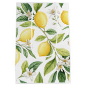 Lemon Blossom Medium Cadeauzakje (Achterkant)