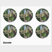 Lemon Blossom Ronde Sticker (Vel)