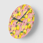 Lemon Blossom Roze Klok (Hoek)