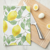 Lemon Blossom Theedoek (Quarter Fold)