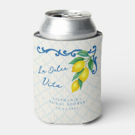 Lemon Blue La Dolce Vita Italiaans geïnspireerde b Blikjeskoeler