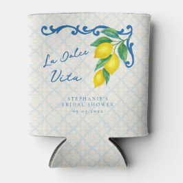 Lemon Blue La Dolce Vita Italiaans geïnspireerde b Blikjeskoeler