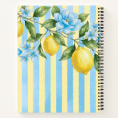 Lemon Blue Main Squeeze Bruiloftsgast Notitieboek (Achterkant)
