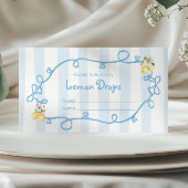 Lemon Blue Mediterranean Hoeveel citroendruppels Informatiekaartje
