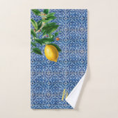 Lemon Blue Mediterranean Thema Bad Handdoek (Handdoek)