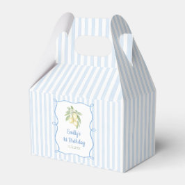 Lemon Blue Verjaardag Bedankdoosjes