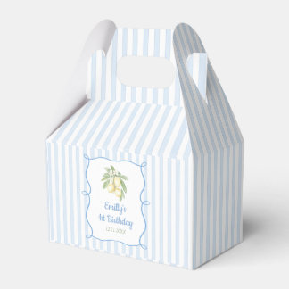 Lemon Blue Verjaardag Bedankdoosjes
