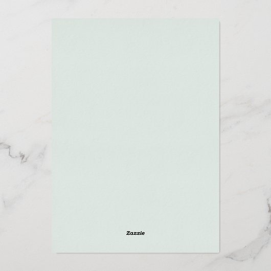 Lemon Blue Whimy Lijst La Dolce Vita Vrijgezellenf Folie Uitnodiging (Achterkant)