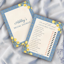 Lemon Blue zei dat ze Vrijgezellenfeest spel zei