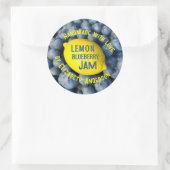Lemon & Blueberry Jam Ronde Sticker (Tas)
