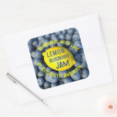 Lemon & Blueberry Jam Square Sticker (Envelop)