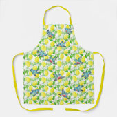 Lemon & Bluebird Pattern Geel Schort (Voorkant)