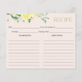 Lemon Blush Main Squeeze Vrijgezellenfeest Recipe (Voorkant)