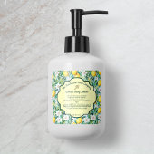 Lemon Body Butter Cosmetica Etiket Pot