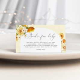 Lemon boeken voor het kaartje baby. Citrusboeken v Informatiekaartje