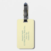 Lemon Boerderij Retro Bagagelabel (Achterkant verticaal)