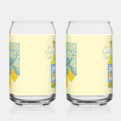 Lemon Boerderij Retro Blikvorm Glas (Links)