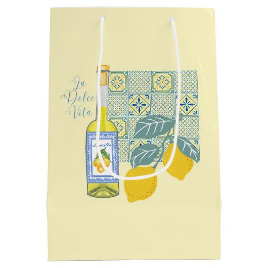 Lemon Boerderij Retro Medium Cadeauzakje (Achterkant)