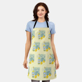 Lemon Boerderij Retro Schort (Gedragen)