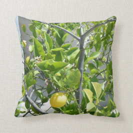 Lemon Boom is heel mooi op deze kussen! Kussen