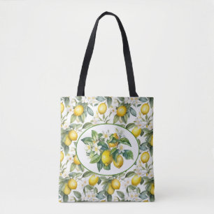  Lemon Boom Waterverf Art Tote Bag