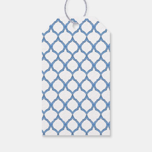 Lemon boomtopiary in blue and white pot Gift label Cadeaulabel (Achterkant)