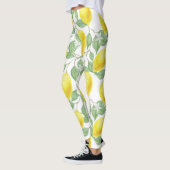 Lemon-boomwaterverf Leggings (Links)