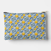 Lemon Botanical Blue and Yellow Summer Print Etui (Achterkant)