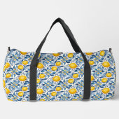 Lemon Botanical Blue and Yellow Summer Print Plunjezak (Voorkant)