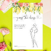 Lemon Botanical Guess the Dress Vrijgezellenfeest 