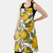 Lemon botanisch naadloos patroon schort (Insitu)