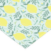 Lemon botanische patroonrunner korte tafelloper (Hoek)