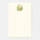 Lemon Bouquet with White Blossoms Post-it® Notes (Voorkant)