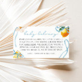 Lemon & Bows Boys Boeken voor Baby Bibliotheek Informatiekaartje