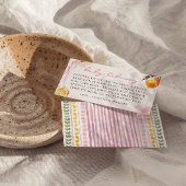 Lemon & Bows Girls Books for Baby Library Informatiekaartje