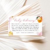 Lemon & Bows Girls Books for Baby Library Informatiekaartje