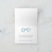 Lemon & Bows Whimsical Boys Baby Shower Bedankkaart (Binnen)