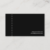 Lemon BowTie Visitekaartje (Achterkant)