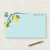 Lemon Branch - Aangepaste naam Post-it® Notes (Op bureau)