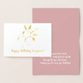Lemon Branch Botanical Birthday Real Folie Card Folie Kaarten (Display)